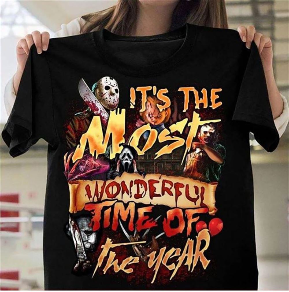 Its The Most Wonderful Time Of The Year Shirt Classic 80s Horror Shirt Horror Movie Shirt Horror Halloween Sweater Falls Shirt