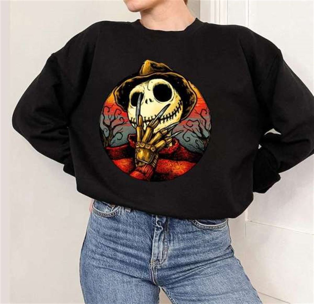 Jack Skellington Freddy Nightmare Halloween T Shirt Merch