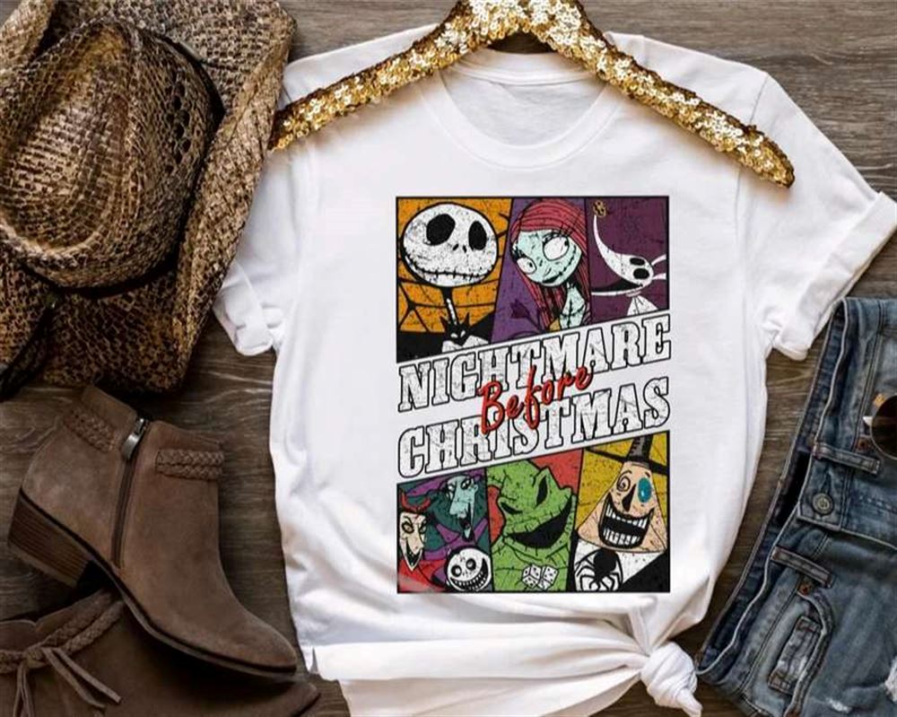 Jack Skellington Sally Oogie Boogie The Nightmare Before Christmas Halloween T-shirt