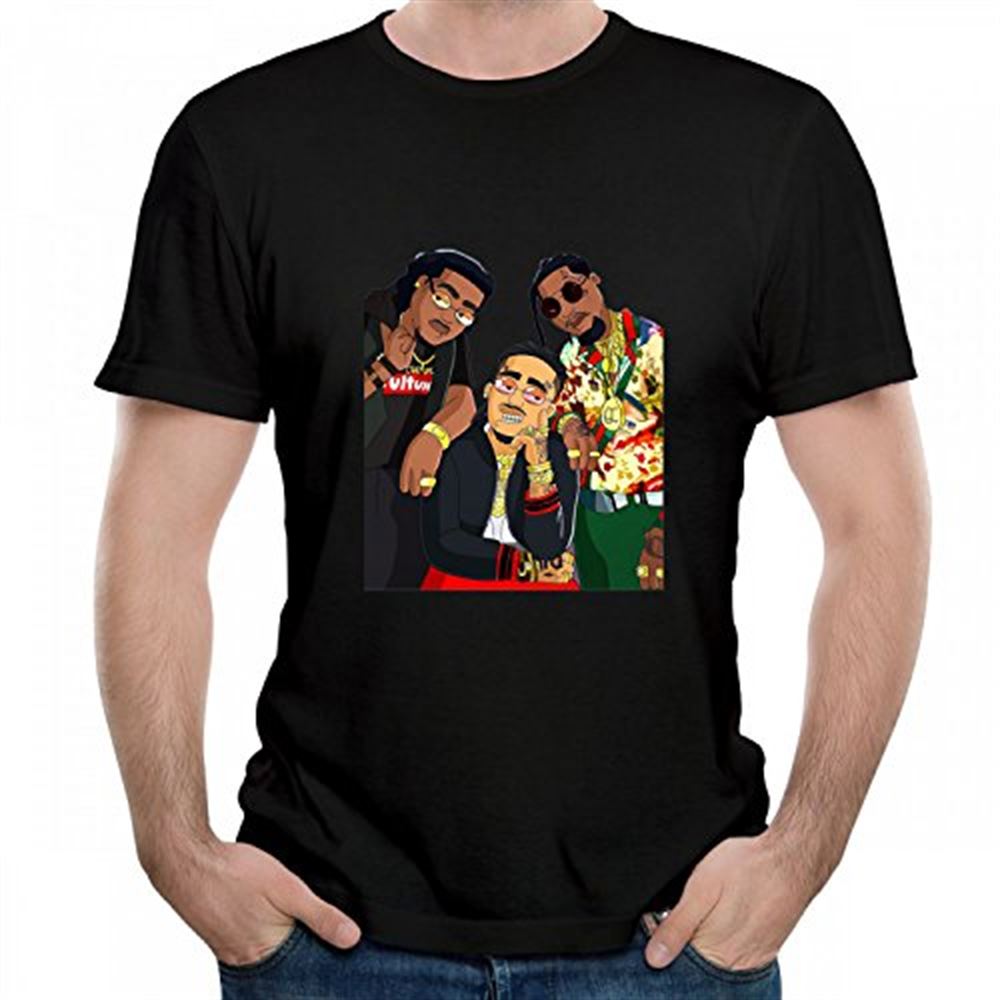 Jackdona Migos T-shirt Graphic Men T-shirt O-neck Short Tee