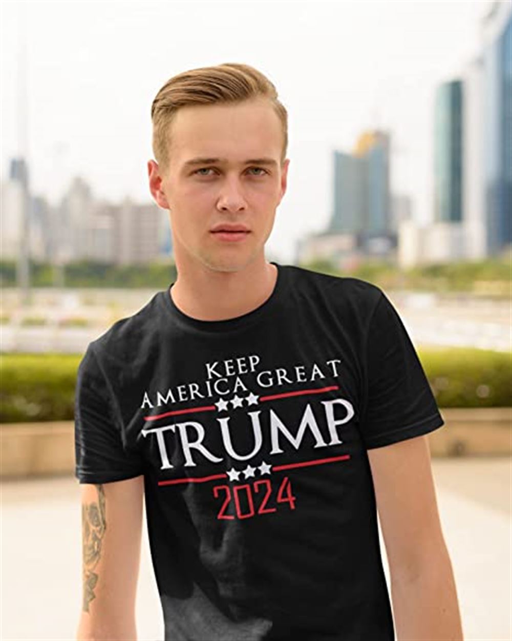 Kropsis Trump 2024 For President Republican Mens T-shirt