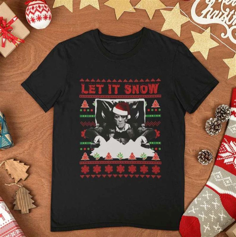 Let It Snow Scarface Christmas T-shirt
