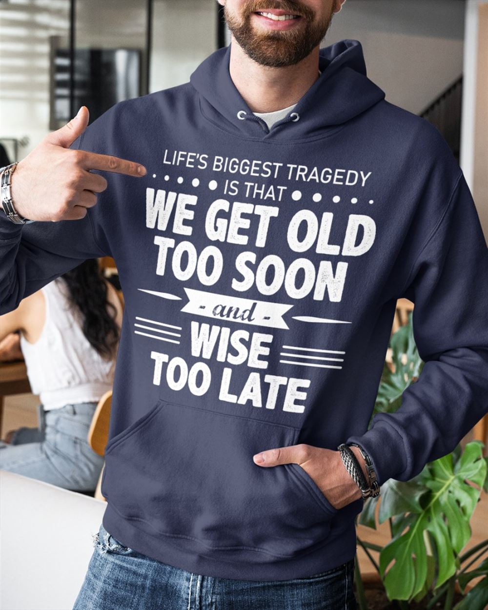 Lifes Biggest Tragedy Hooded Sweatshirt