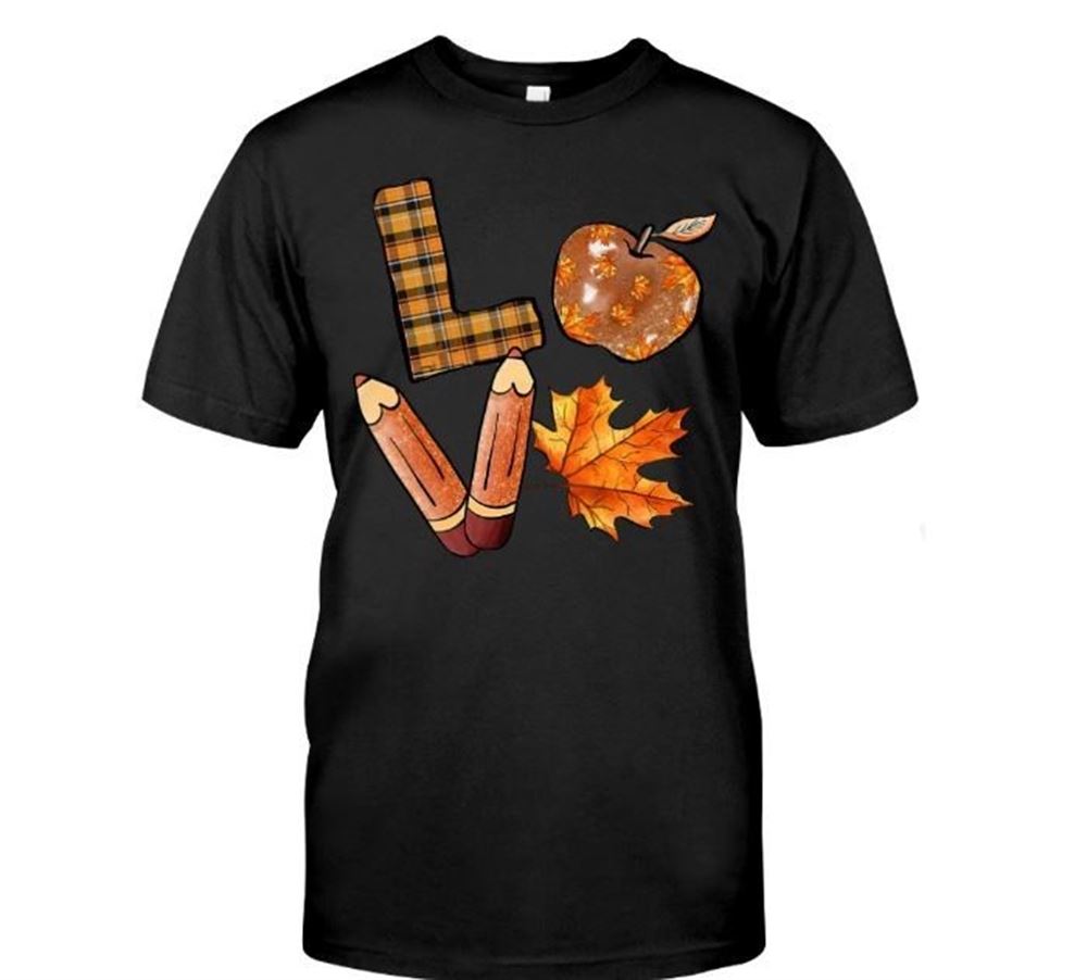 Love Fall Classic T-shirt Love Autumn T Shirt