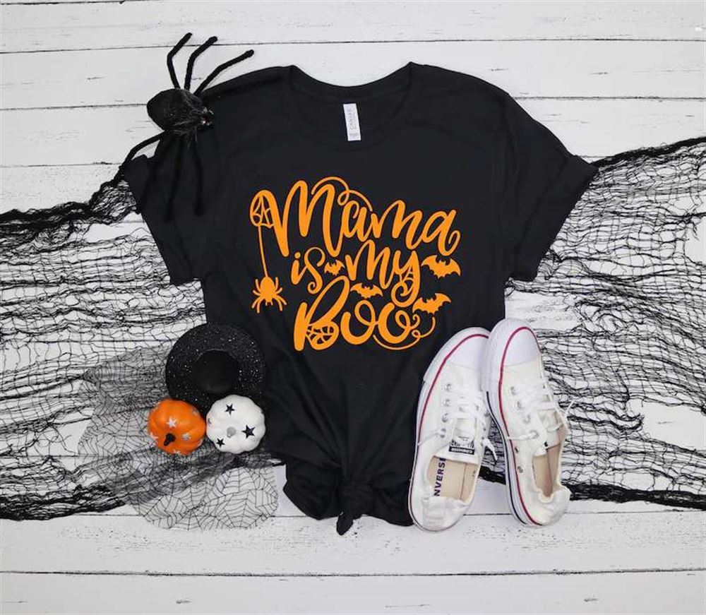 Mama Is My Boo Funny Halloween Shirt