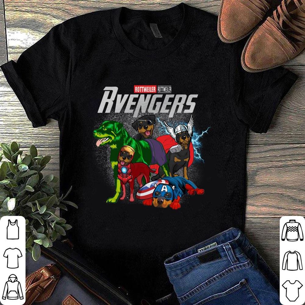 Marvel Super Heroes Rottweillervengers Dog Version Shirt