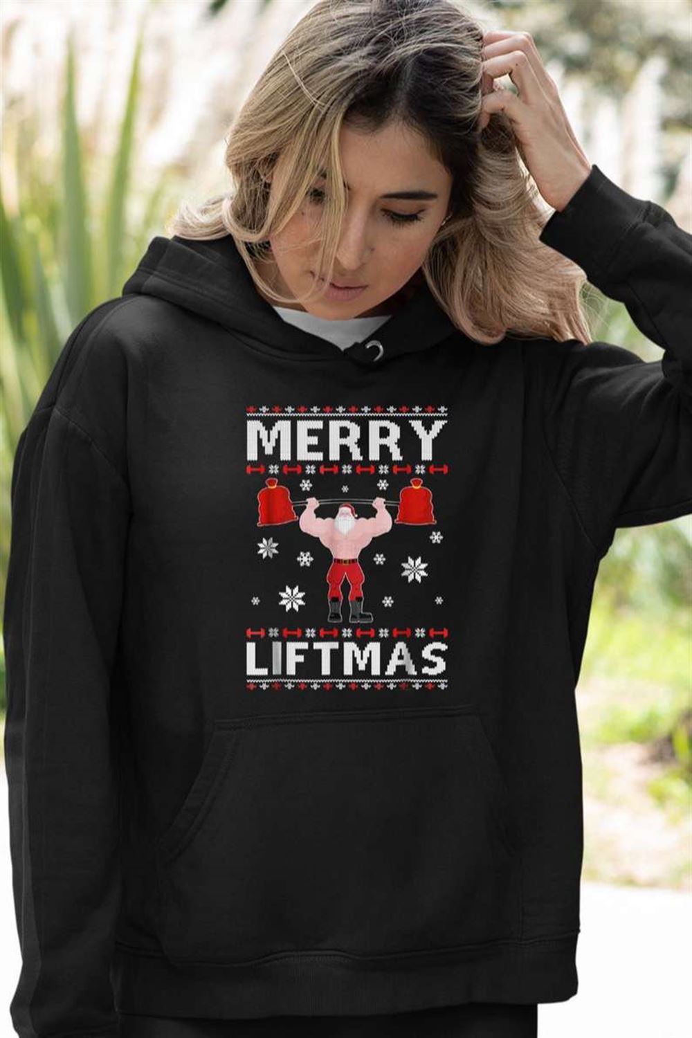 Merry Liftmas Ugly Christmas Gym Sweater