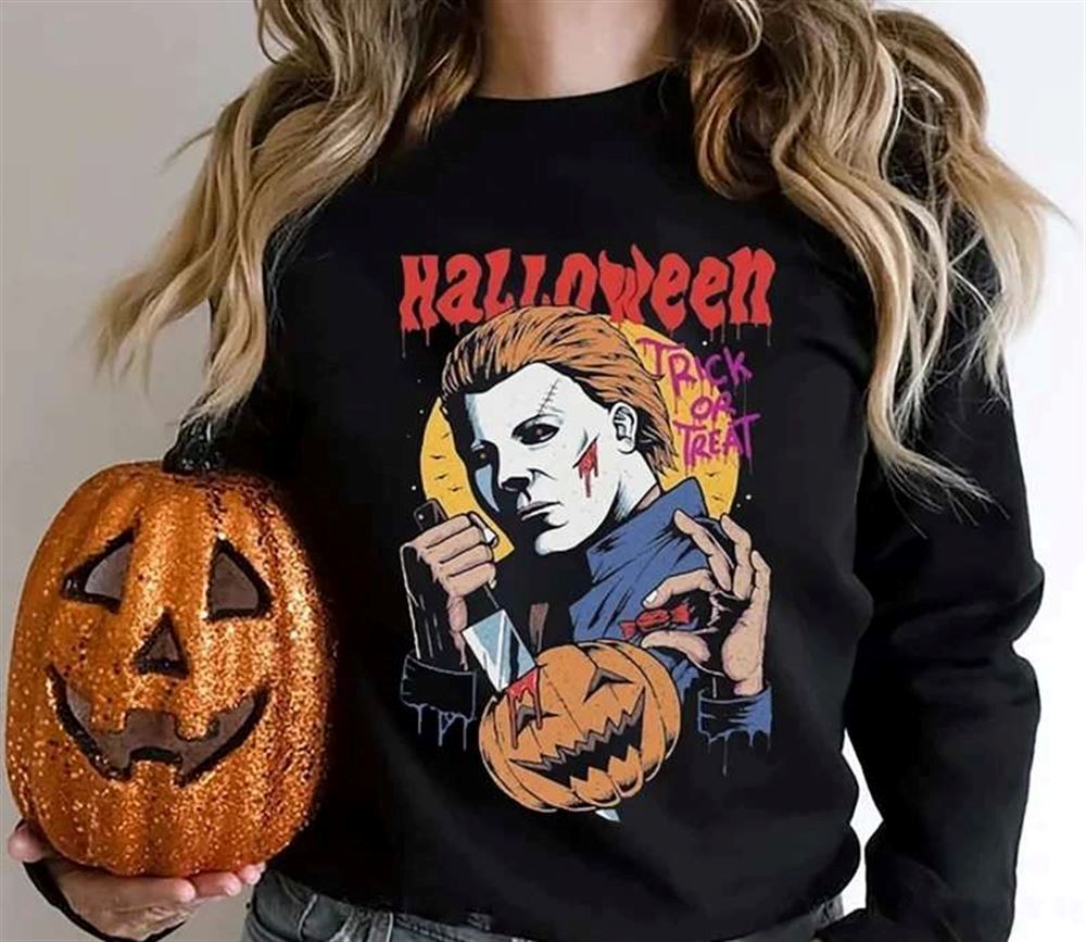 Michael Myers Horror Movie Character T-shirt For Halloween