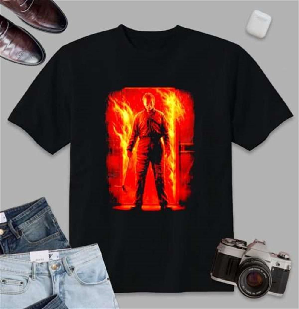 Michael Myers Shirt Let It Burn Halloween