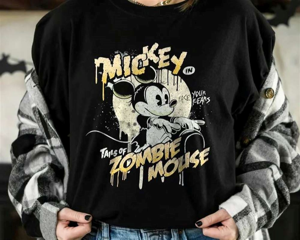 Mickey In Tales Of Zombie Mouse Halloween T-shirt