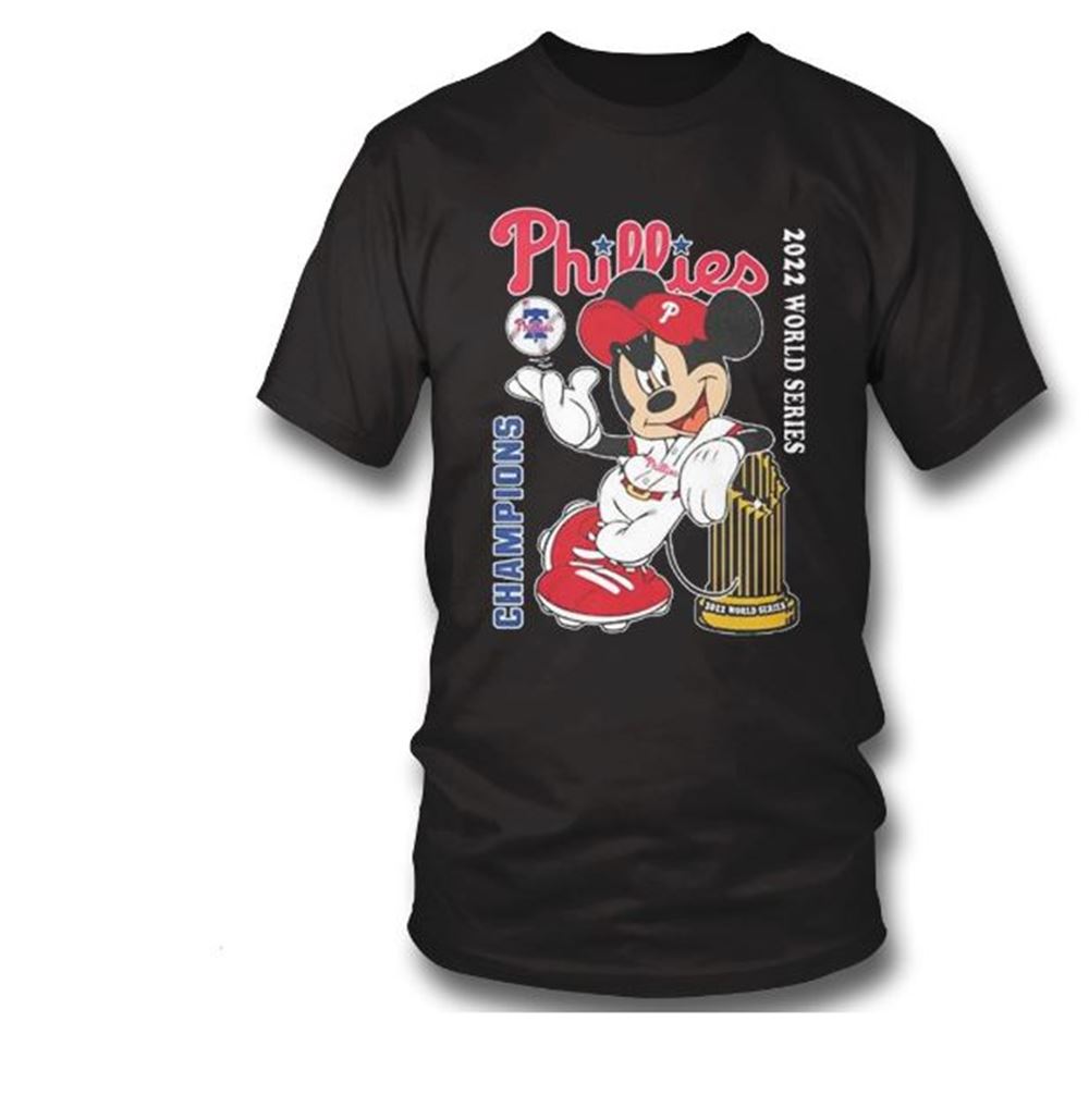 Mickey Mouse Philadelphia Phillies 2022 World Series Champions Shirt