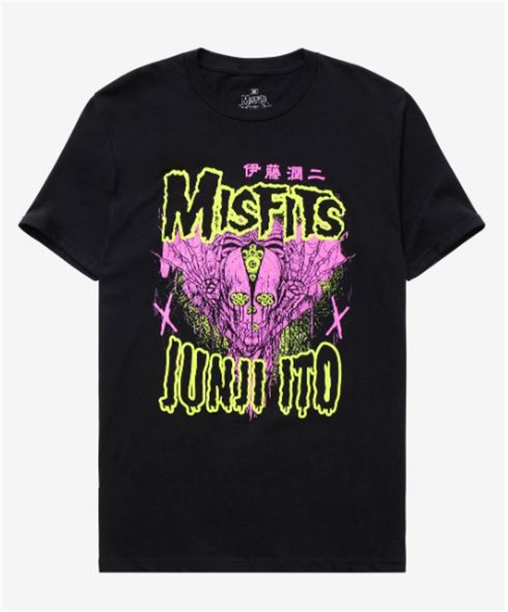 Misfits X Junji Ito Skull T-shirt Halloween Gift Essential T Shirt