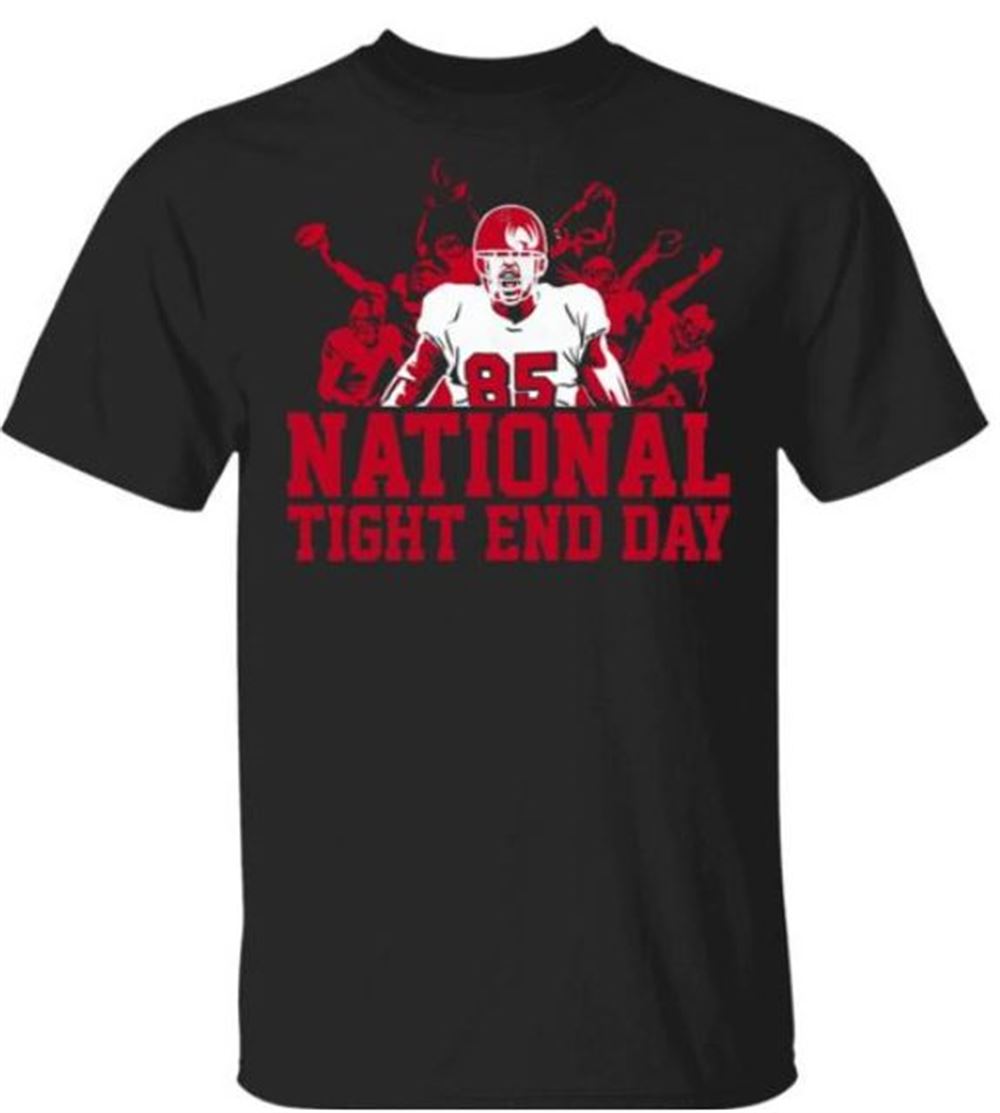 National Tight End Day T Shirt George Kittle 85 Shirt Fanatics Branded Sf Niner Gifts For Fan