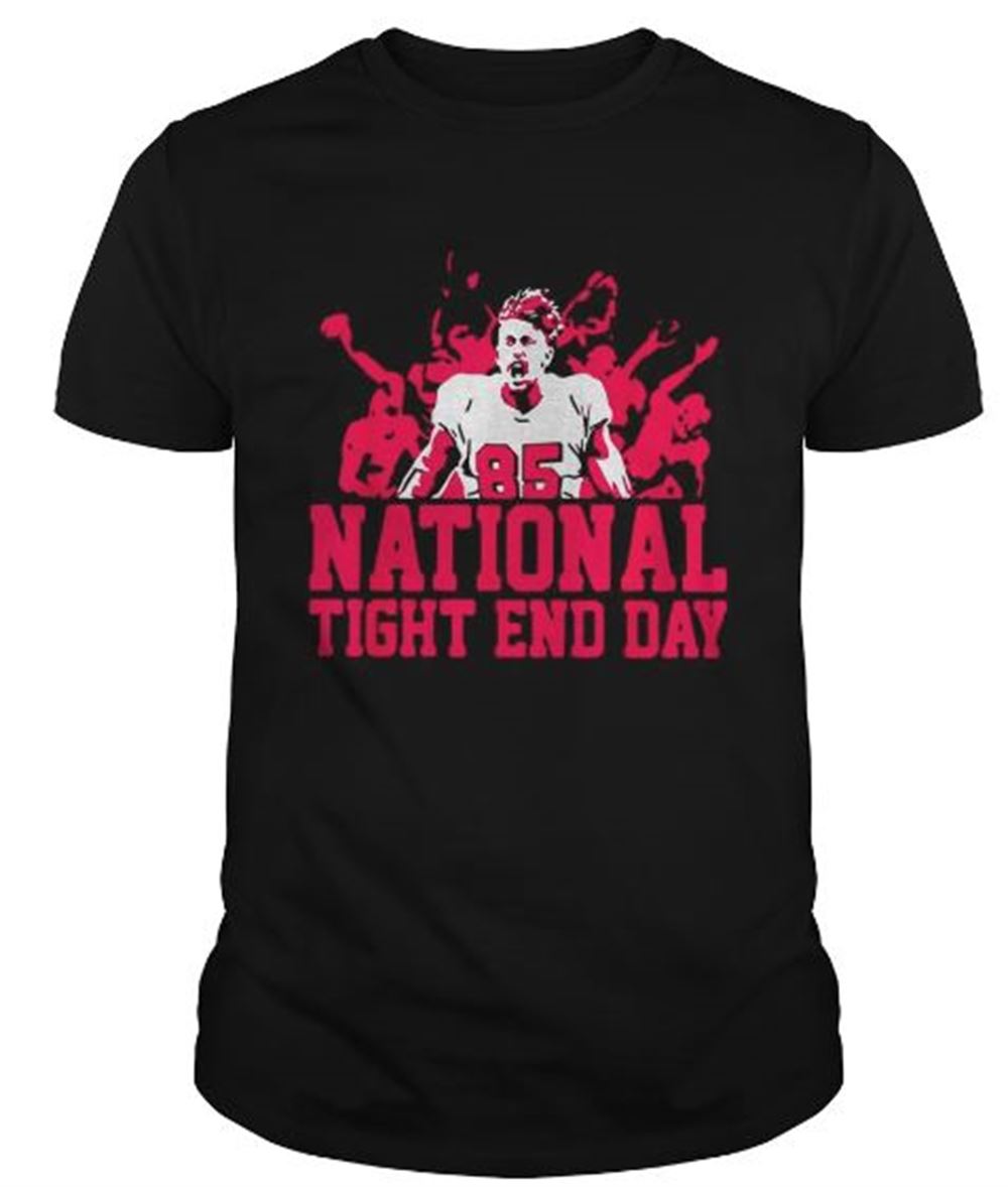National Tight End Day T Shirt George Kittle 85 Shirt Fanatics Branded Sf Niner Gifts