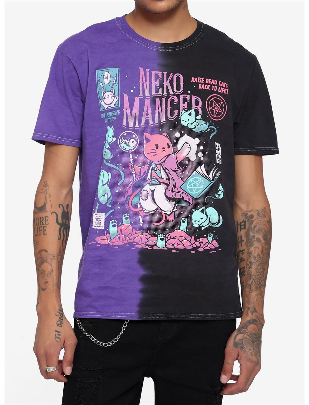 Nekomancer T-shirt Unisex Short Sleeve Classic Tee