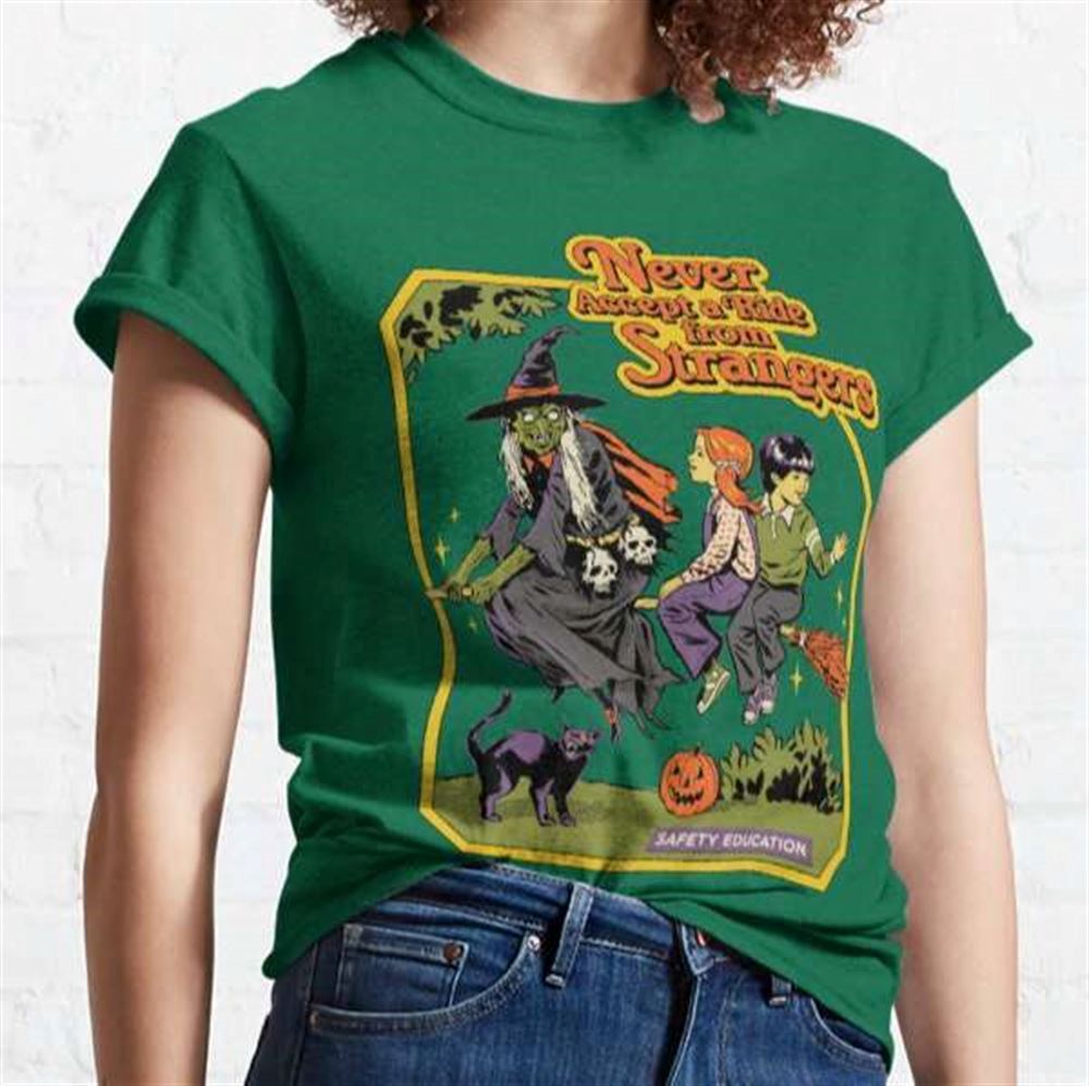 Never Accept A Ride From Strangers Halloween Costume T-shirt