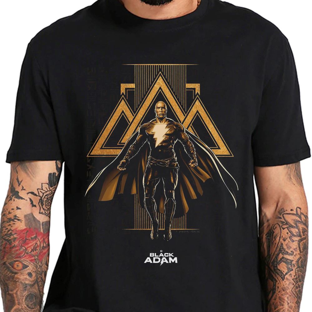 New Dc Character Black Adam Movie 2022 T-shirt