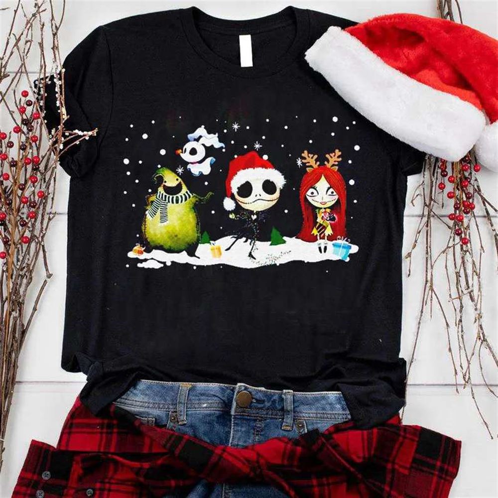 Nightmare Before Christmas T Shirt Jack Sally Disney