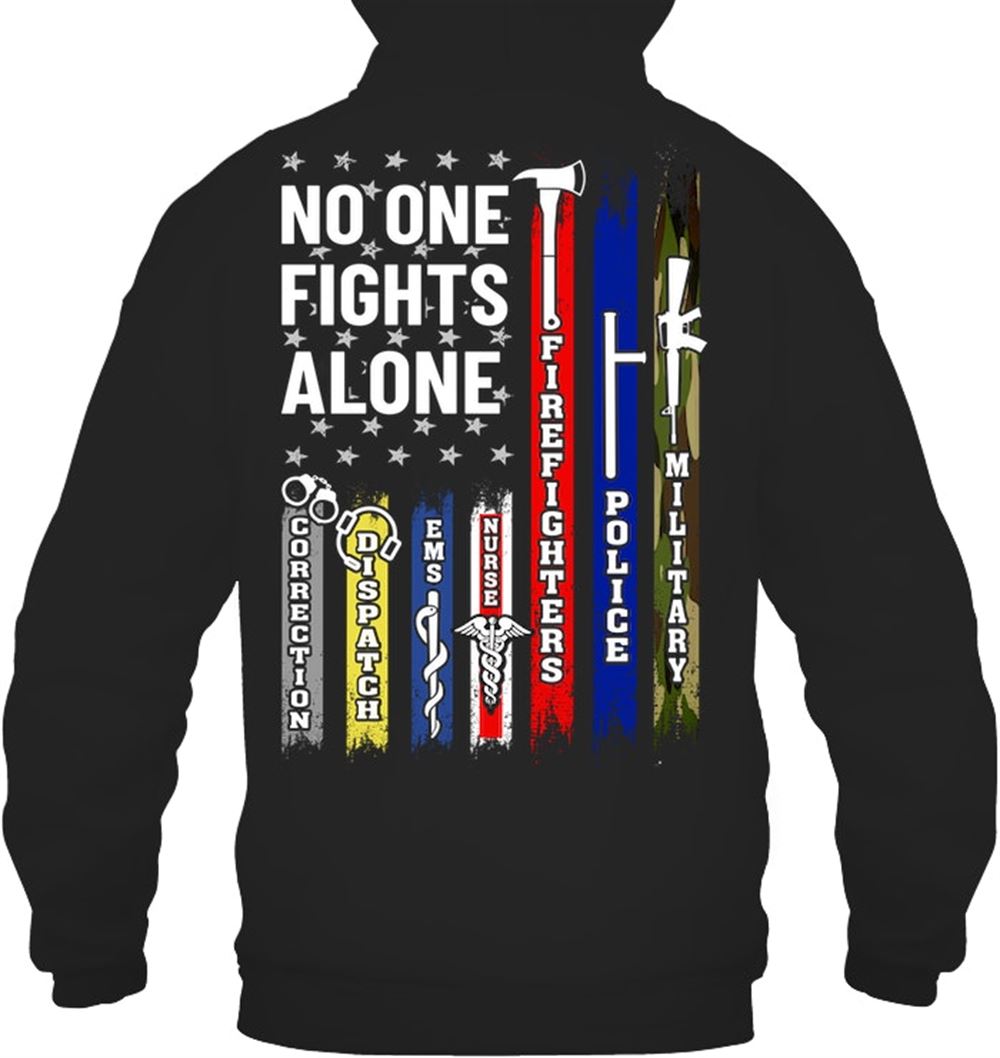 No One Fight Alone Unisex Heavyweight Pullover Hoodie