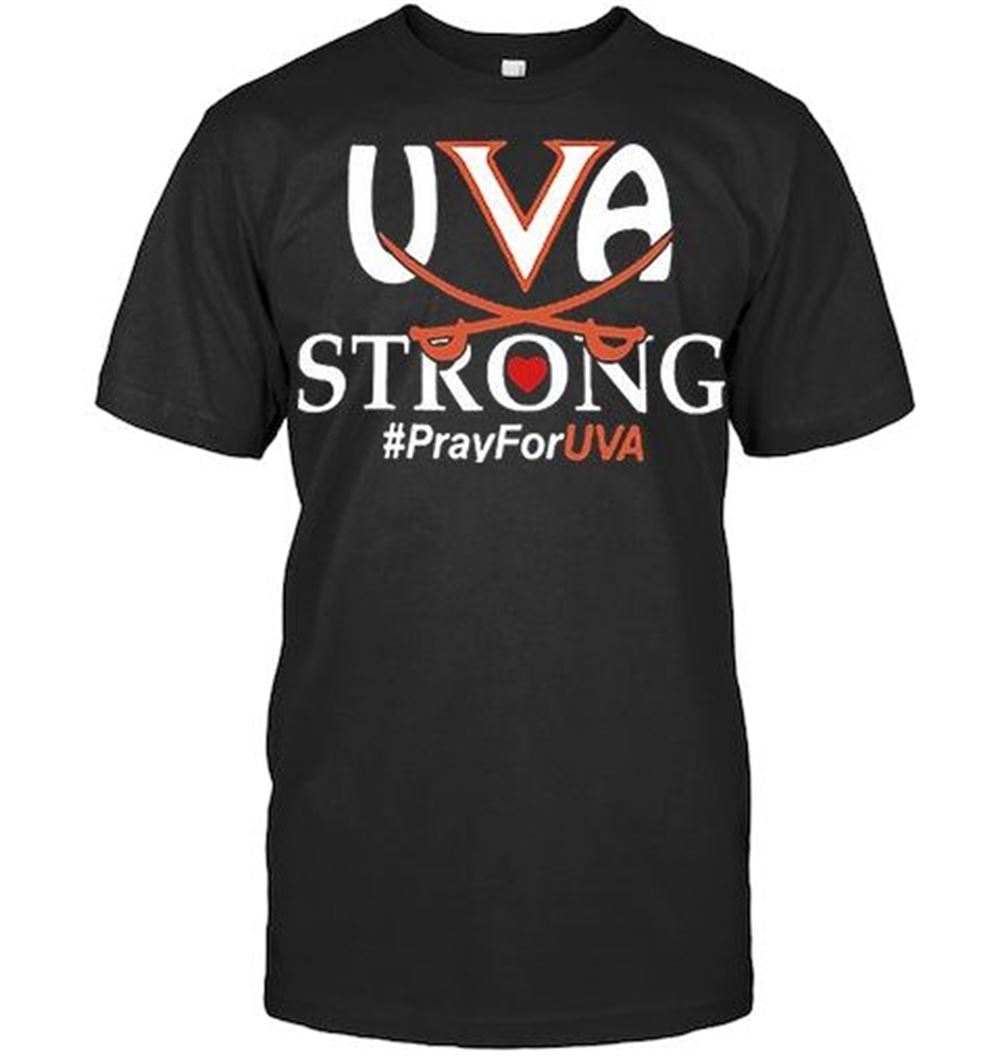 Official Acc Football 1 15 41 Uva Strong T-shirt Uva Strong Shirt Pray For Uva