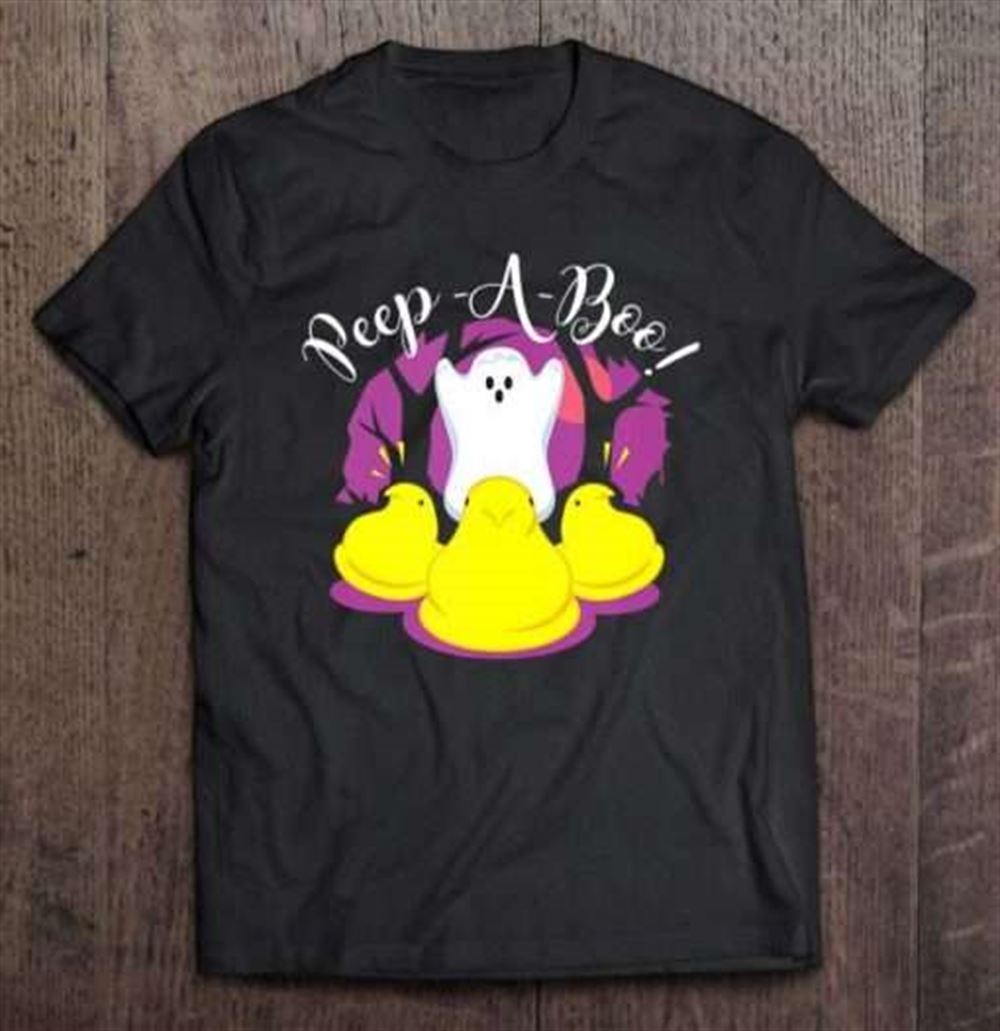 Peeps Peep A Boo Ghost Halloween Unisex Shirt