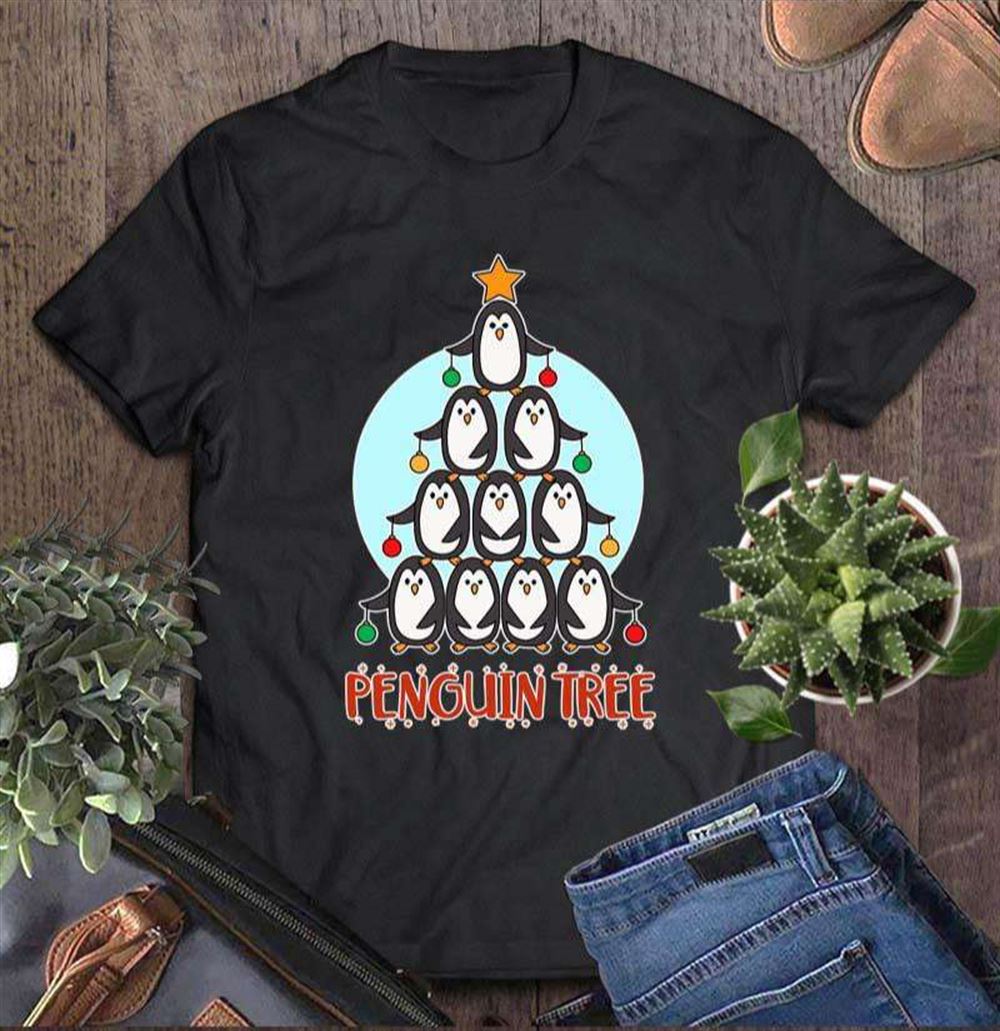 Penguin Christmas Tree Shirt