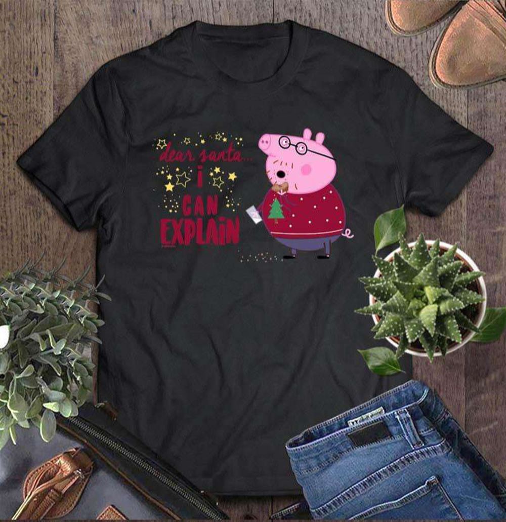 Peppa Pig Daddy Pig Dear Santa T-shirt