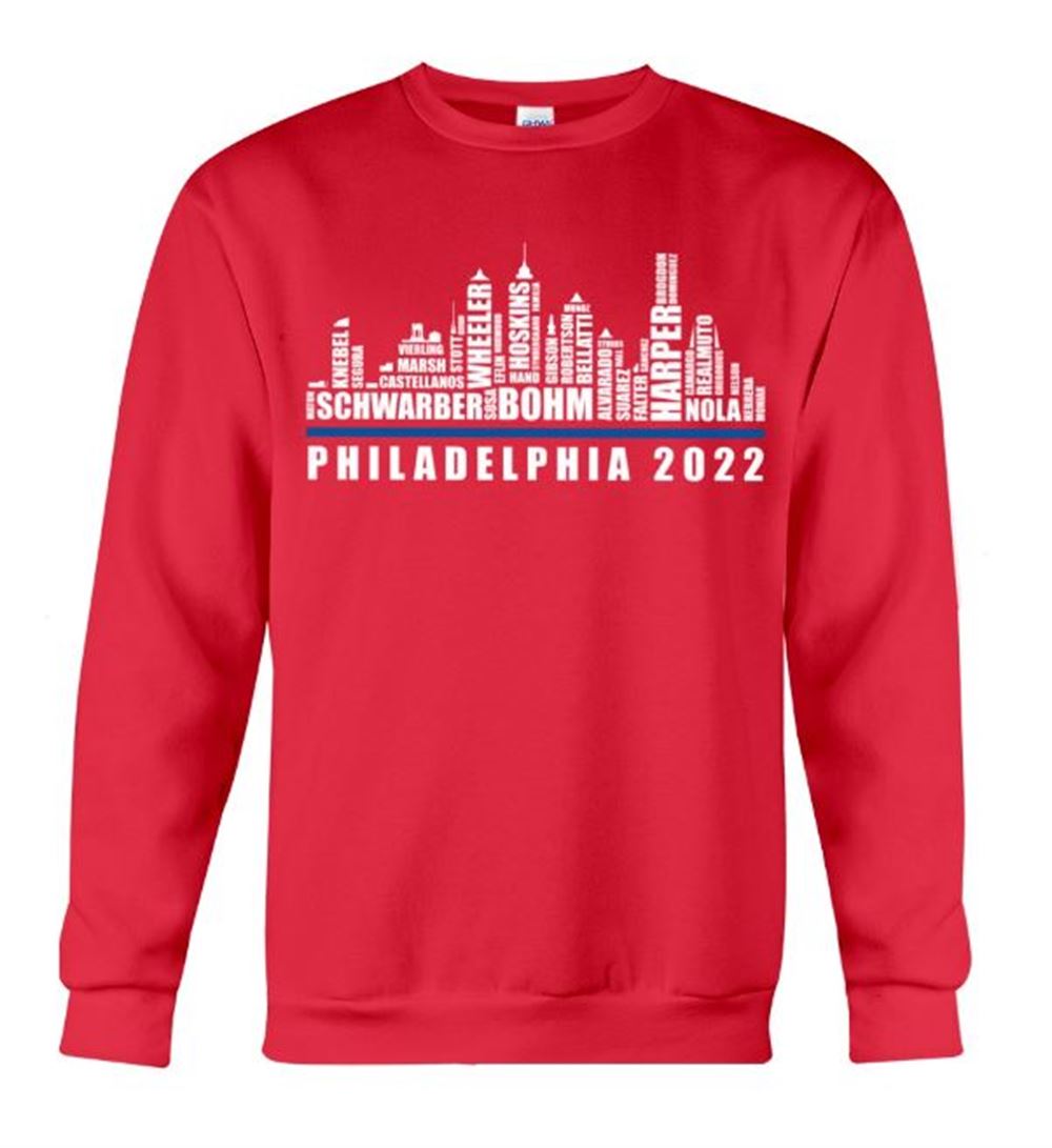 Philadelphia 2022 Crewneck Sweatshirt Long Sleeve Classic Tee