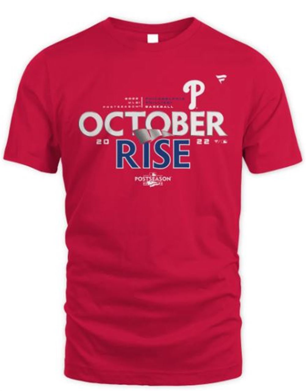 Philadelphia Phillies Baseball 2022 Mlb Postseason October Rise T-shirt