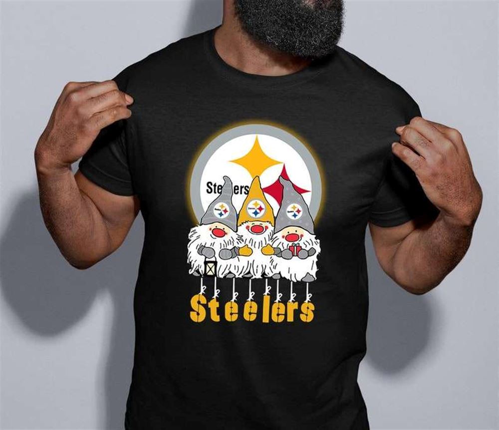 Pittsburgh Steelers Gnomes Christmas T-shirt