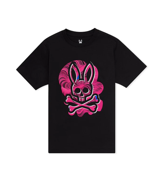 Psycho Bunny Big Kidshort-sleeve Slaytor Graphic Tee