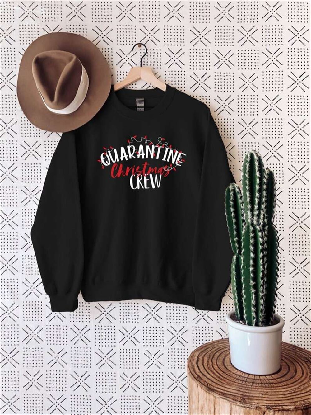 Quarantine Christmas Crew Sweatshirt T Shirt