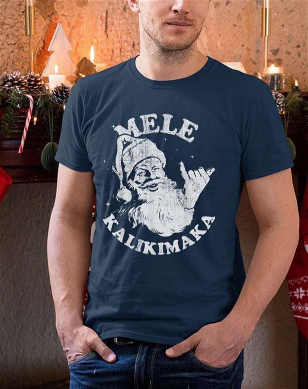 Retro Christmas Mele Kalikimaka T-shirt