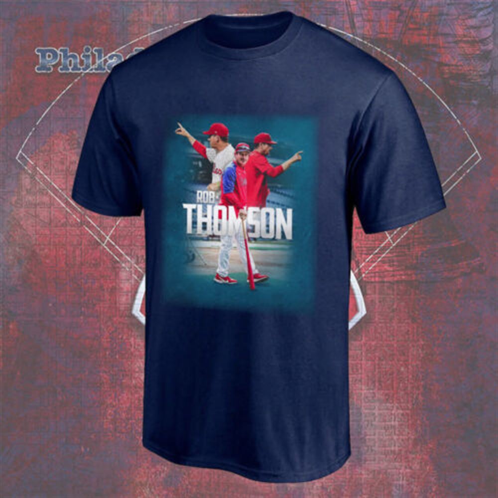 Rob Thomson Philadelphia Phillies Baseball Team 2022 T-shirt Gift Men Women Hot