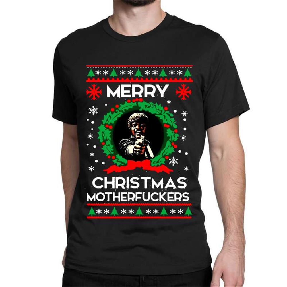 Samuel L Jackson Merry Christmas Motherfucker Classic T-shirt