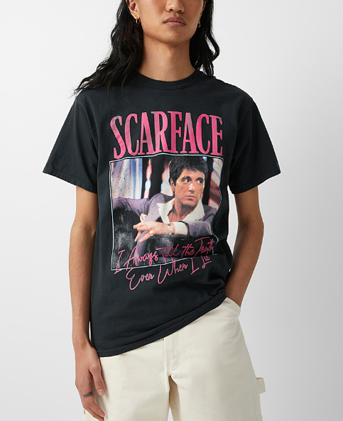 Scarface Faded T-shirt Scarface Fashion Shirt Scarface Tony Montana Tee