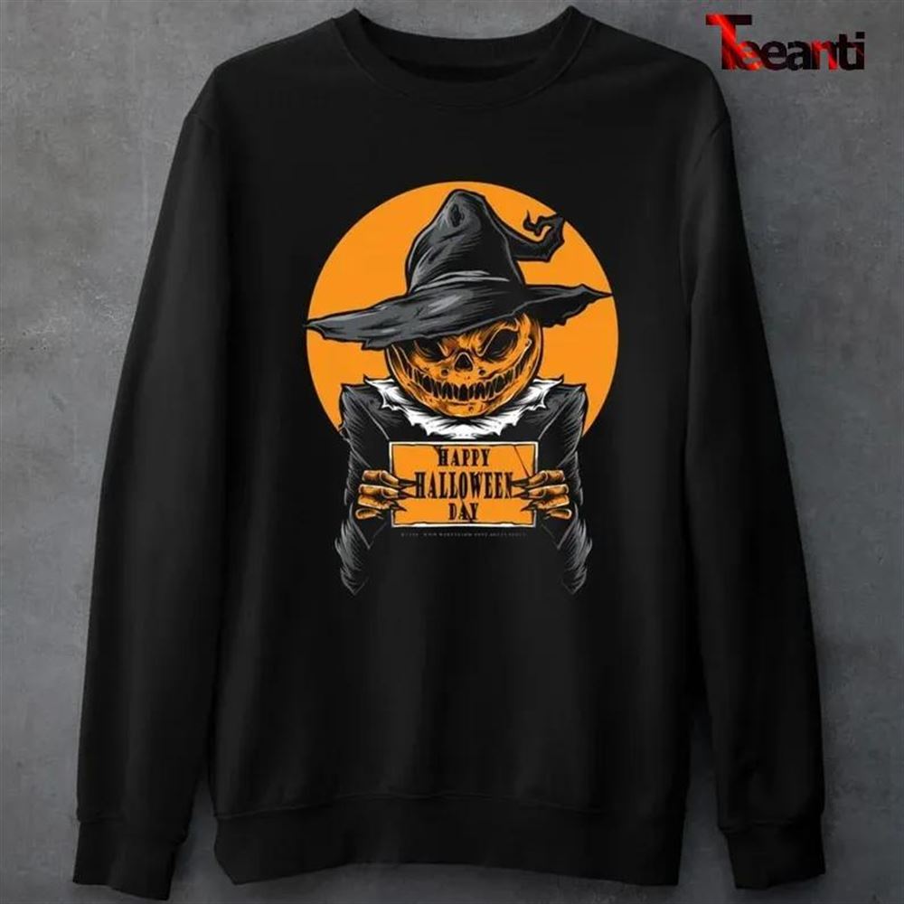 Scary Pumpkins Holding Card T-shirt