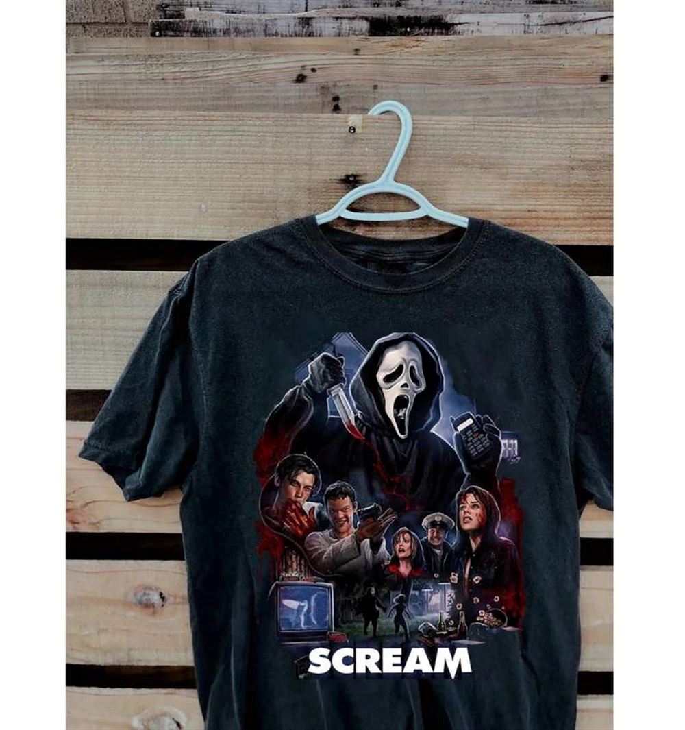 Scream Ghostface Horror Movie T-shirt For Halloween - Giftcustom