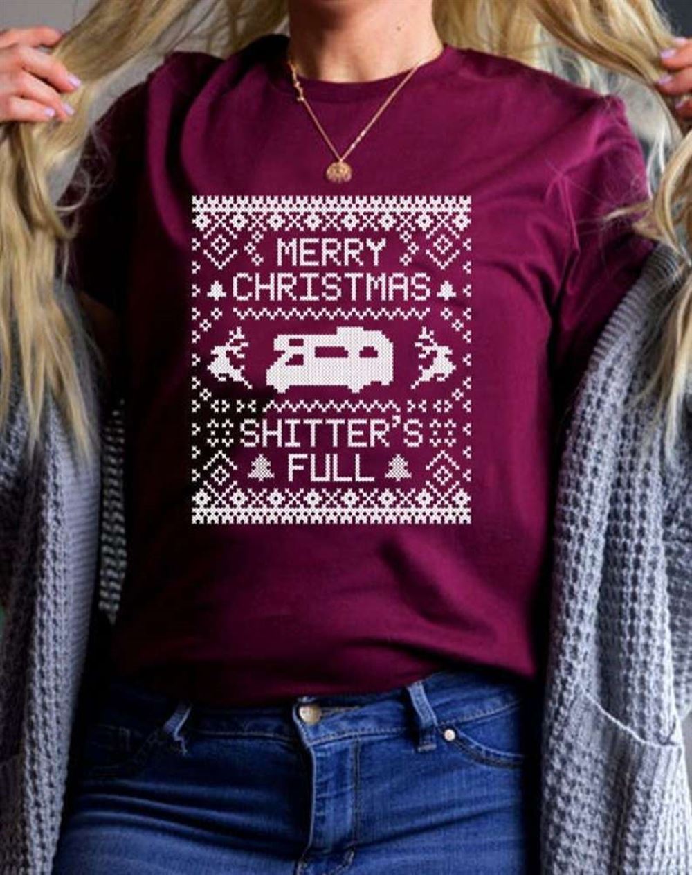 Shitters Full Merry Christmas T-shirt