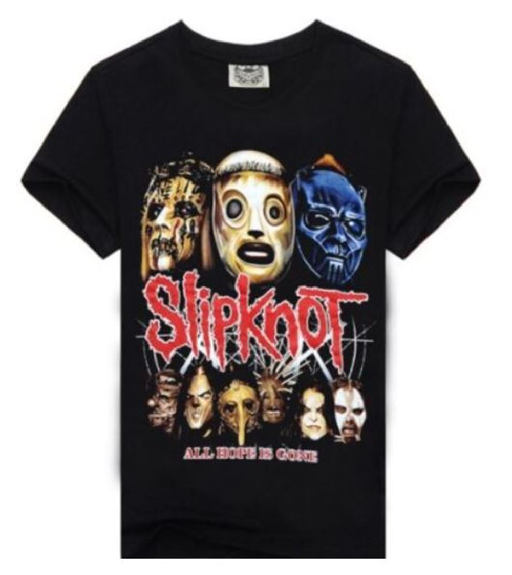 Slipknot Shirt Men T Shirt Rock Band Heavy Metal Legend T-shirt Concert Cotton