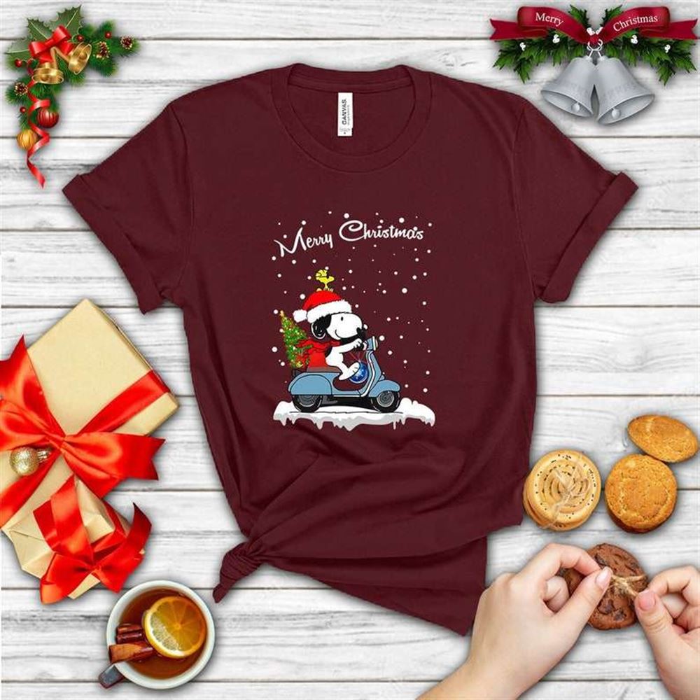 Snoopy X Charlie Brown X Woodstock Merry Christmas Gifts Unisex T-shirt