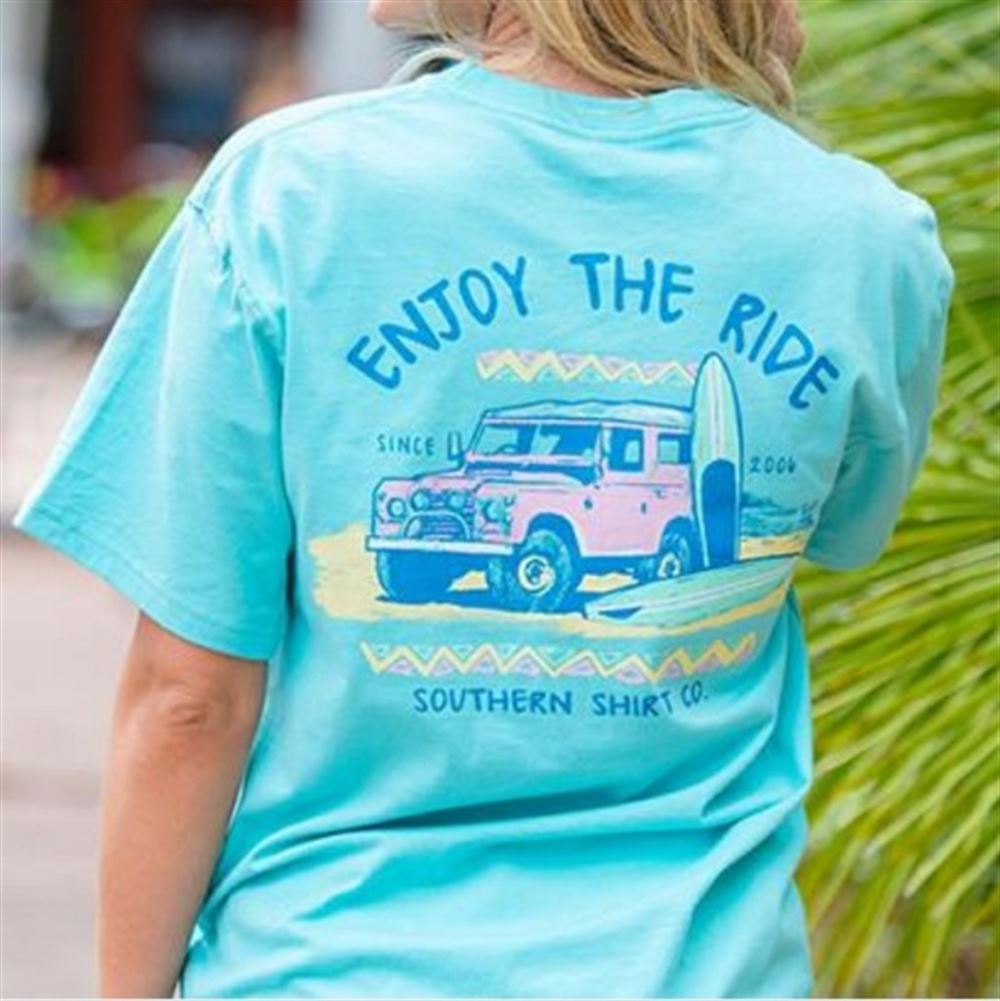 Southern Shirt Co Enjoy The Ride Pocket Tee The Southern Shirt Company