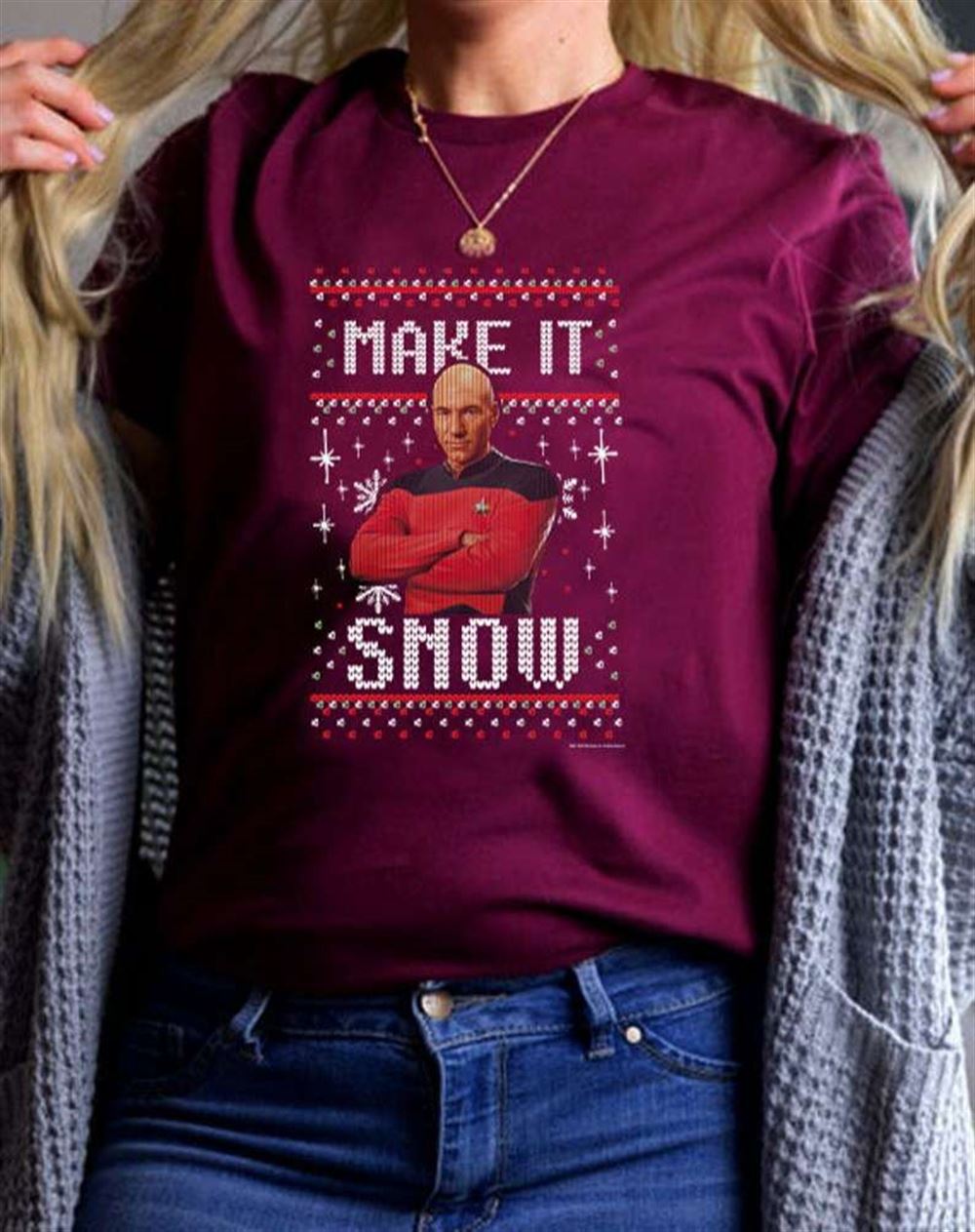 Star Trek Make It Snow T-shirt