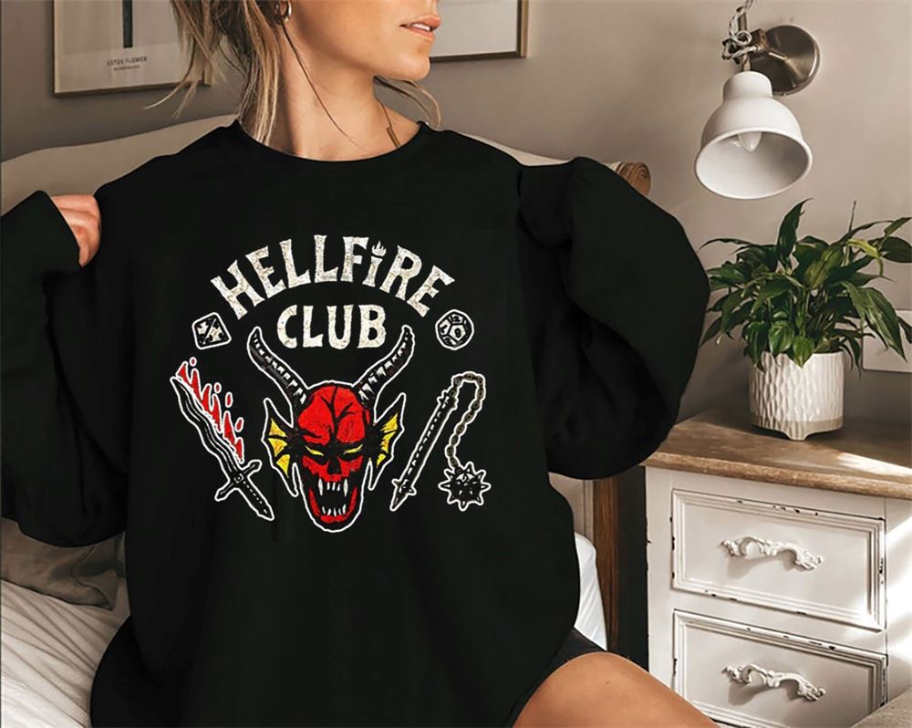 Stranger Things 4 Hellfire Club T Shirt Sweatshirt Shirt For Film Lovers