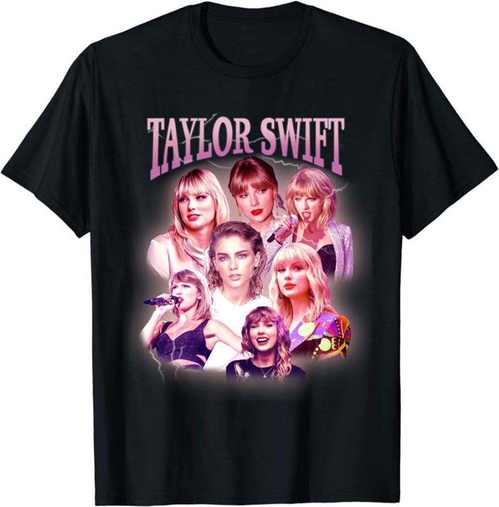 Taylor Swift T-shirt Singer 2021 Vintage S 5xl Black Summer Tee Hommes Plus Taille Loisirs T-shirt Été