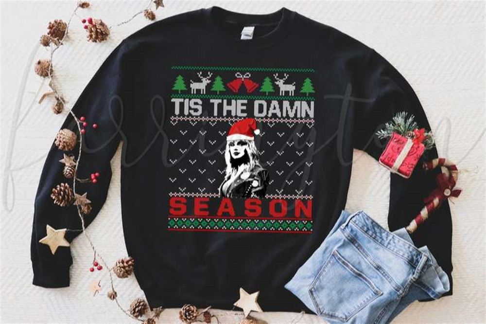 Taylor Tis The Damn Season Christmas Ugly Sweatshirt