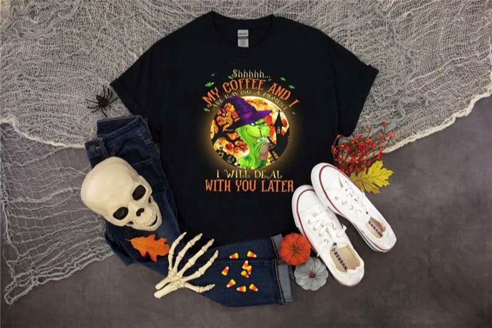 The Grinch Coffee Halloween T-shirt