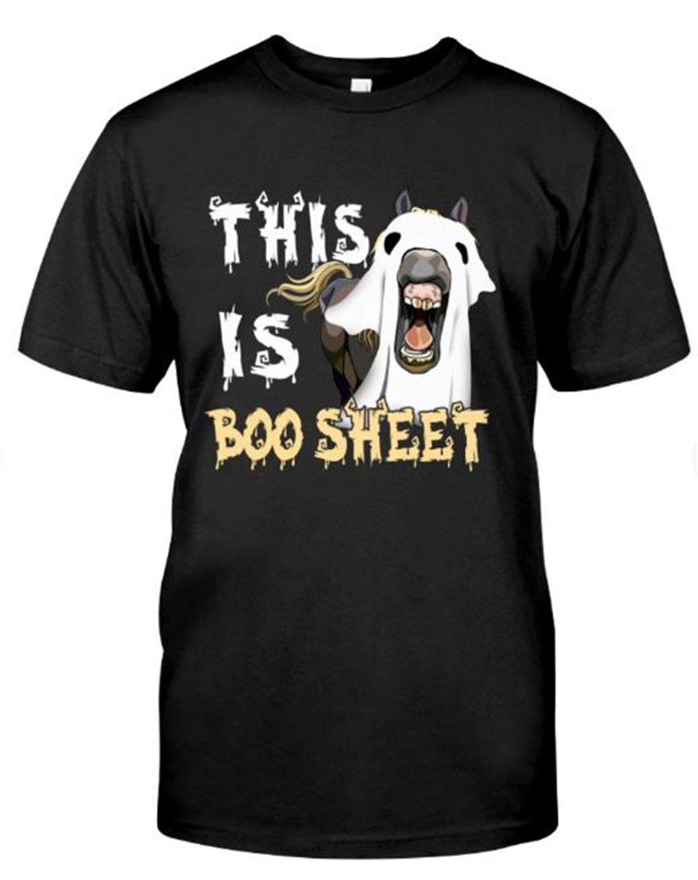 This Is Boo Sheet Horse Costume - Horse Halloween Classic T-shirt