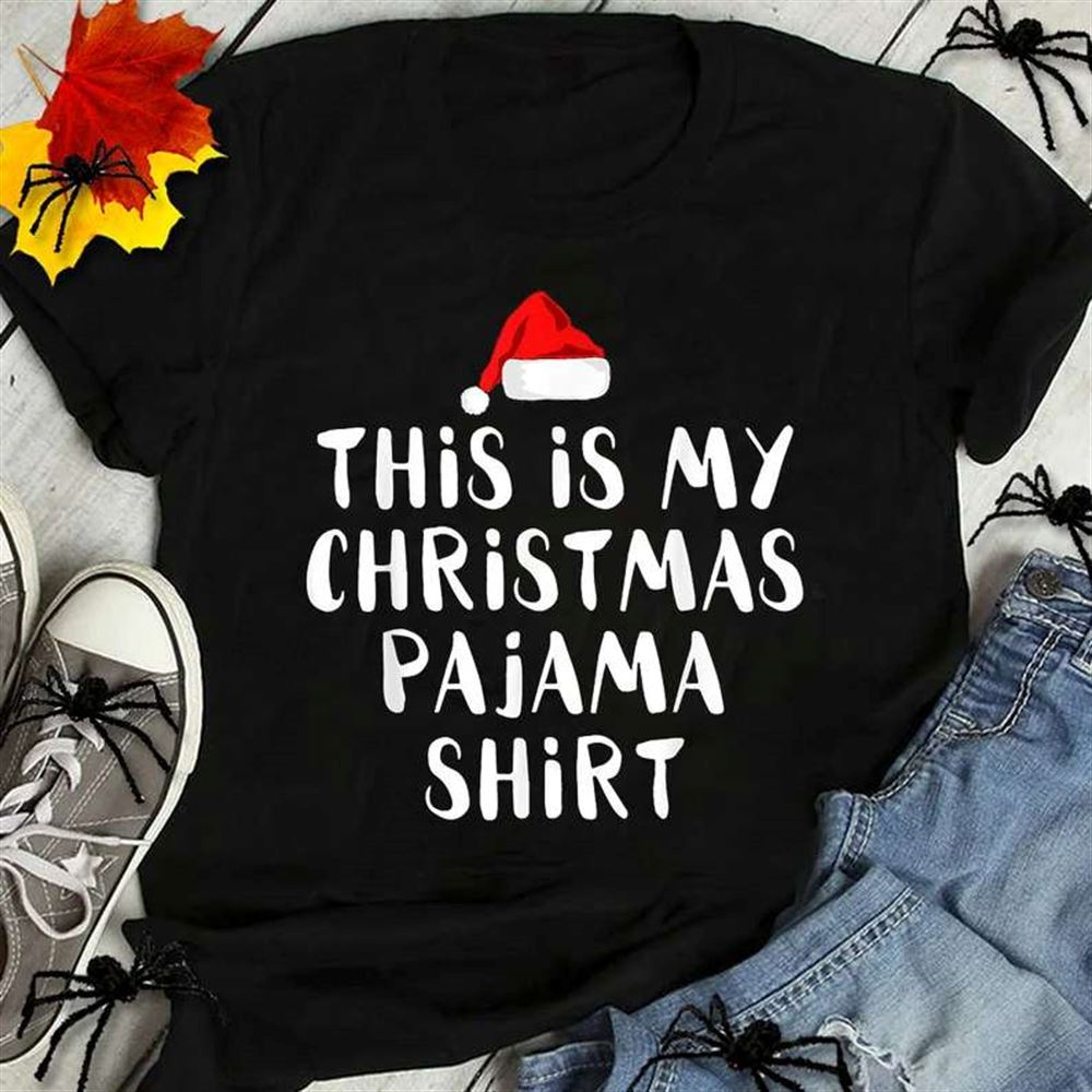 This Is My Christmas Pajama Shirt Christmas Party T-shirt