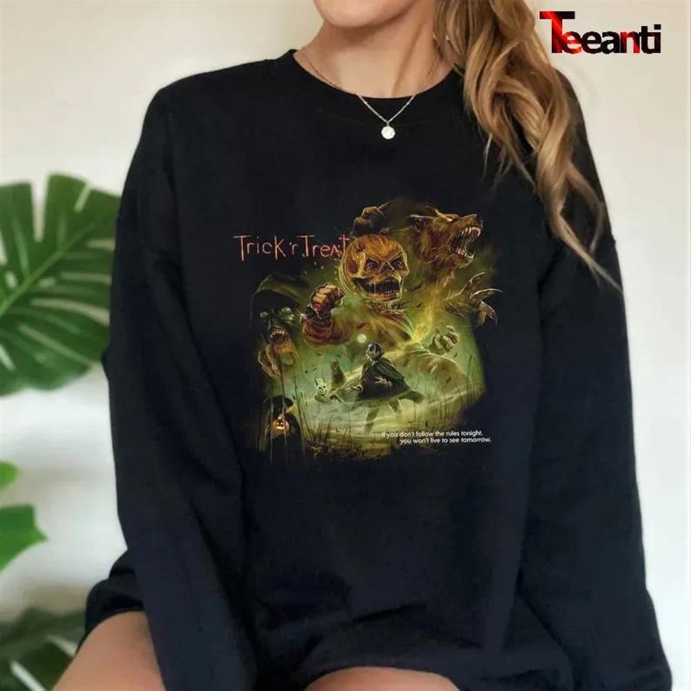 Trickr Treat Popfunk Halloween Sweatshirt T-shirt